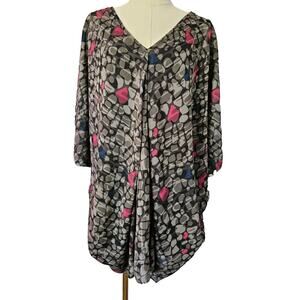 Jessica Simpson Butterfly‎ Mini Dress Beach Cover Flowy Help Me Figure It Out SM